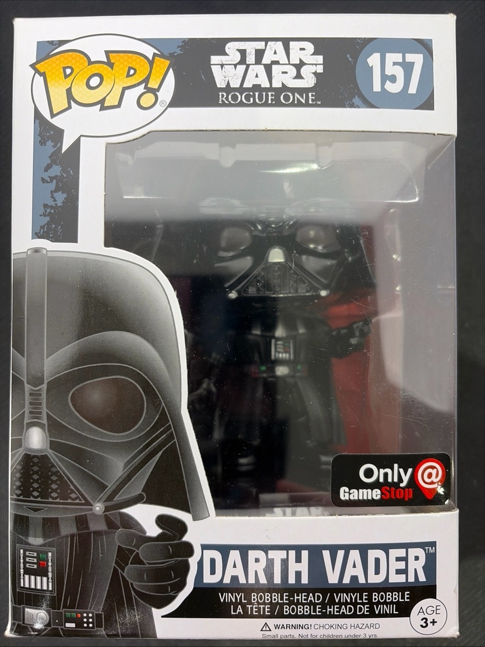 Funko Pop! Star Wars Rogue One Darth Vader #157 GameStop Exclusive
